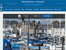 Tablet Screenshot of anstruther-waterfront.co.uk